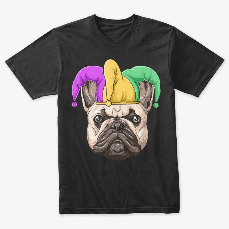 Mardi Gras French Bulldog Carnival Hat