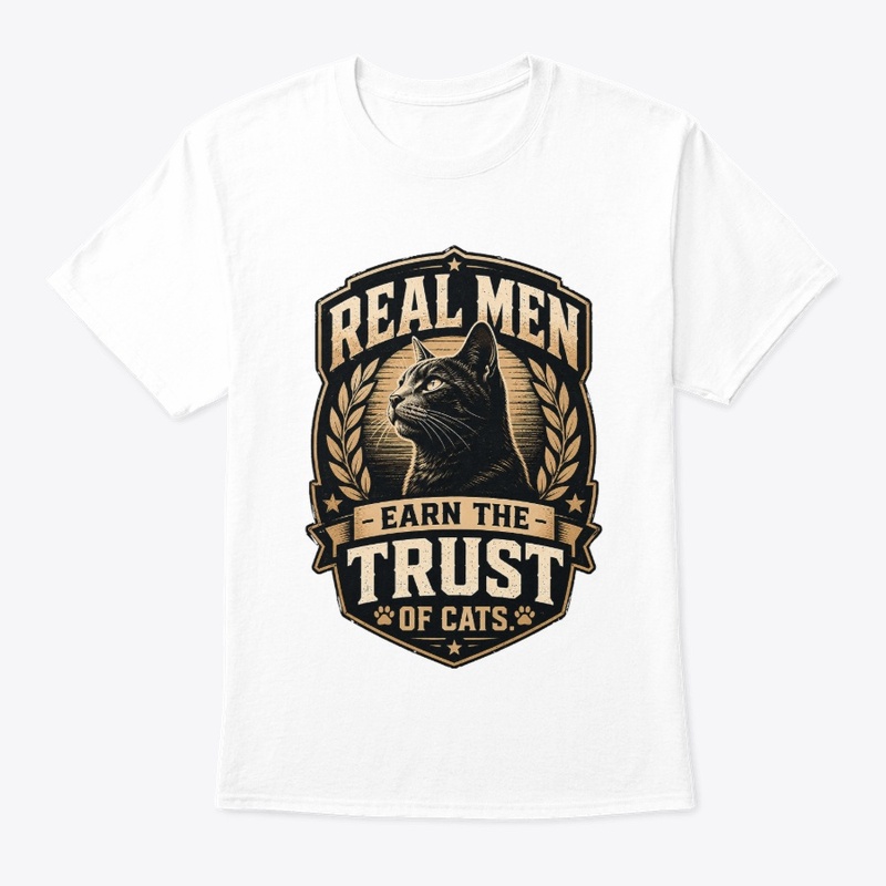 Real Men Cat Dad Tee