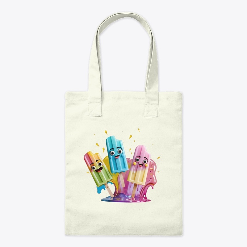 Melting popsicles in summer 