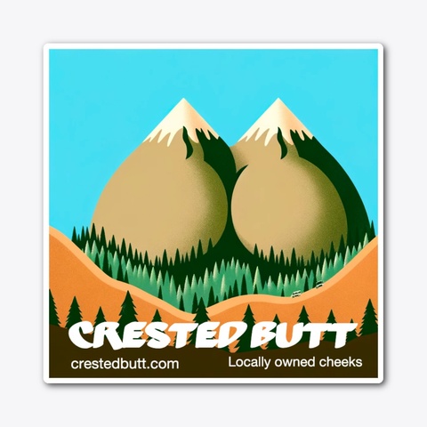 Butt Peaks Standard Camiseta Front