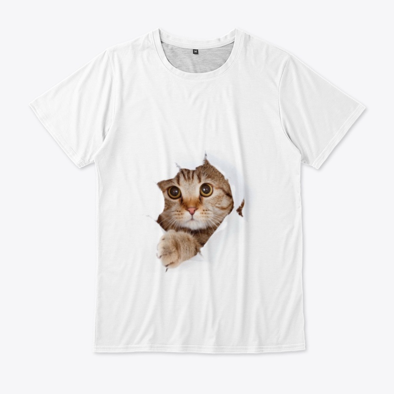 Whimsical Cat Tee: Embrace the Cuteness!