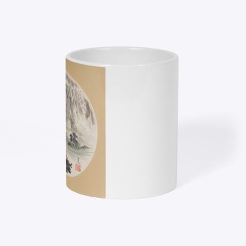 The Mountain And River Series 4 White Maglietta Right