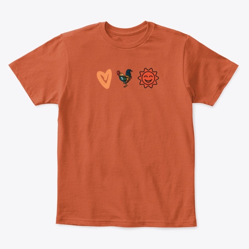 Heart Chicken Sushine Shirt