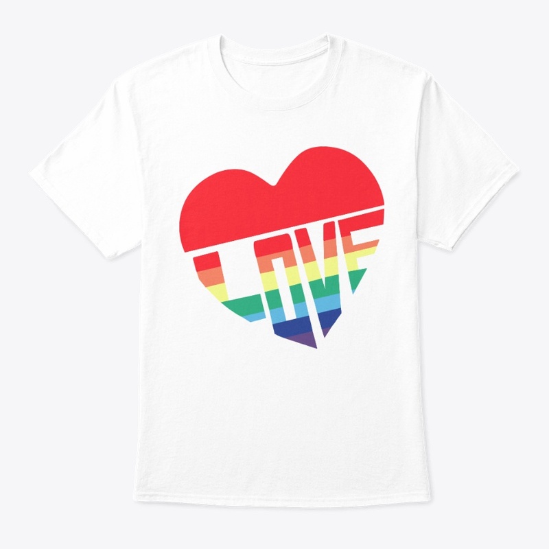 LGBTQ Pride Love Rainbow Heart 2020
