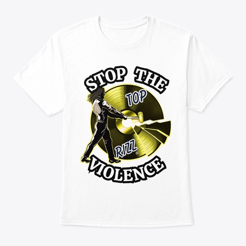 TOP RIZZ LOGO - STOP THE VIOLENCE