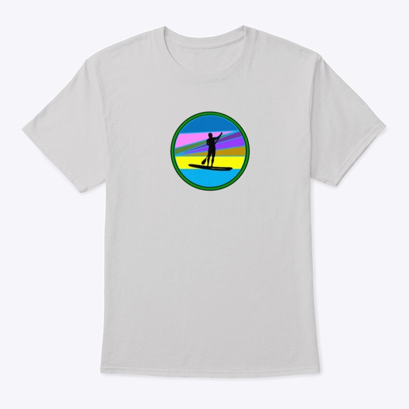 Colorful Standup Paddle Boarder [Green]