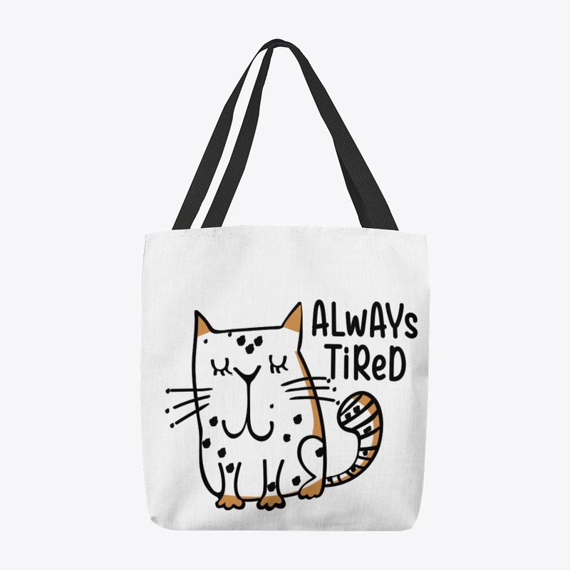 Always tired and sleepy cat