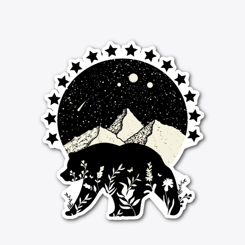 Black Bear and the Mountains