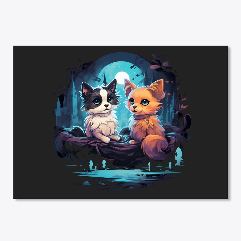 Halloween Cat Design