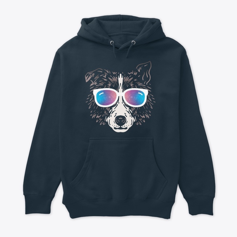 Cute Dog in Sunglasses (Colored+sg04)