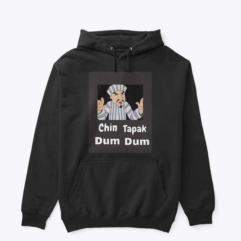 Chin Tapak Dum Dum Black T-Shirt 