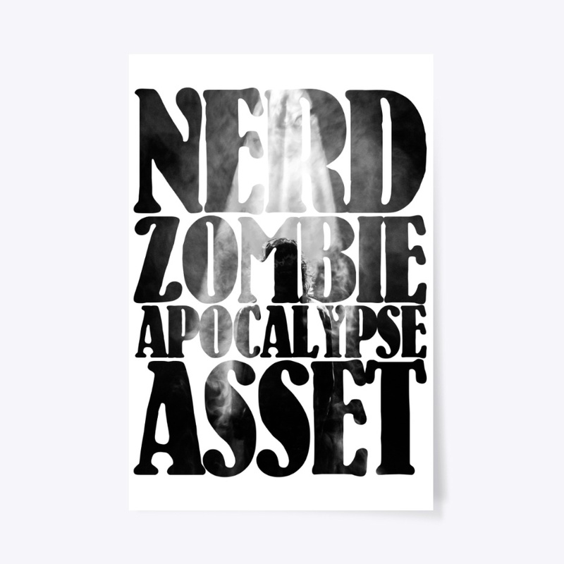 Nerd zombie apocalypse asset