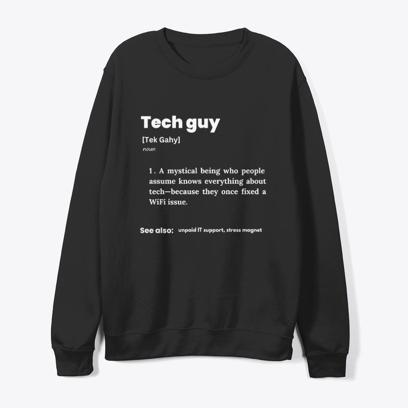 TechGuy Funny T Shirt for Coders & Geeks