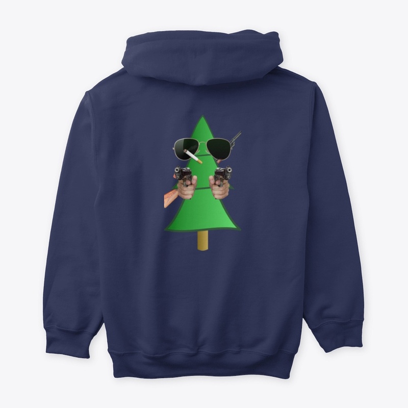 lethel pine tree hoodie (back)