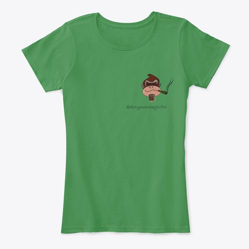 Dirty Monkey logo tee