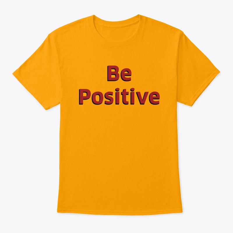 Be Positive Red Logo Shirt