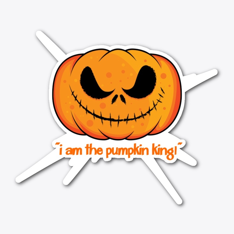 "I am the pumpkin king!" 