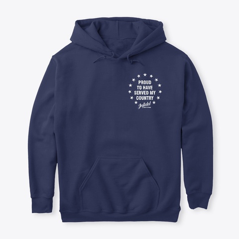 Oath Flag Navy T-Shirt Front