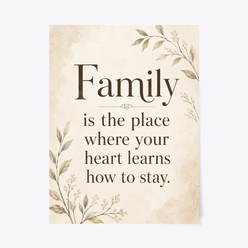 Family Belonging Wall Art