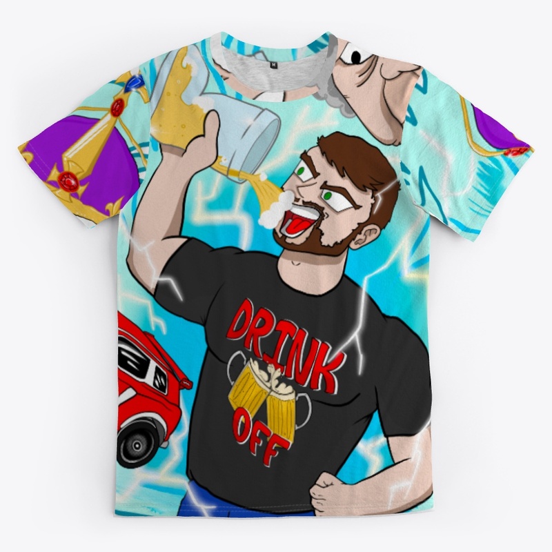 Porgey all over tee
