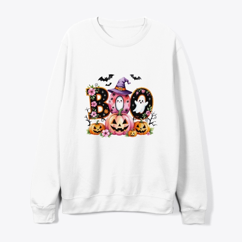 BOO Halloween Ghost Design