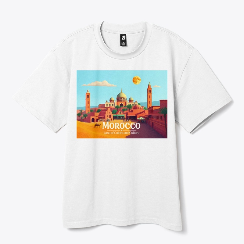 Morocco Vibrant Cityscape Art