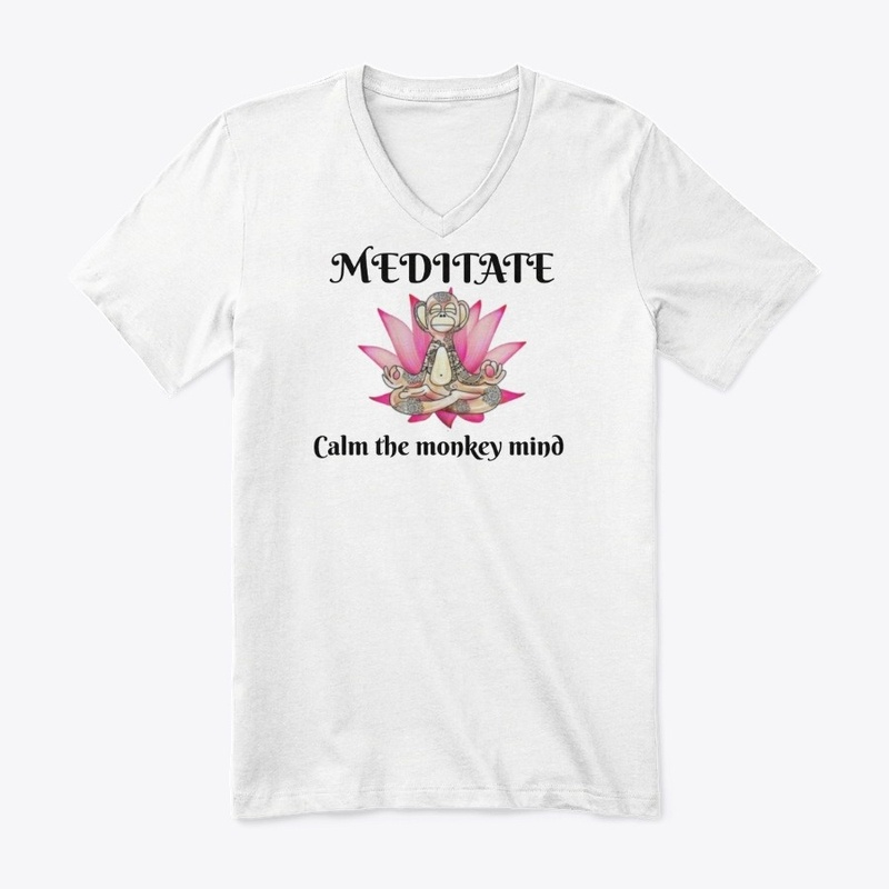 #Meditate calm the monkey mind