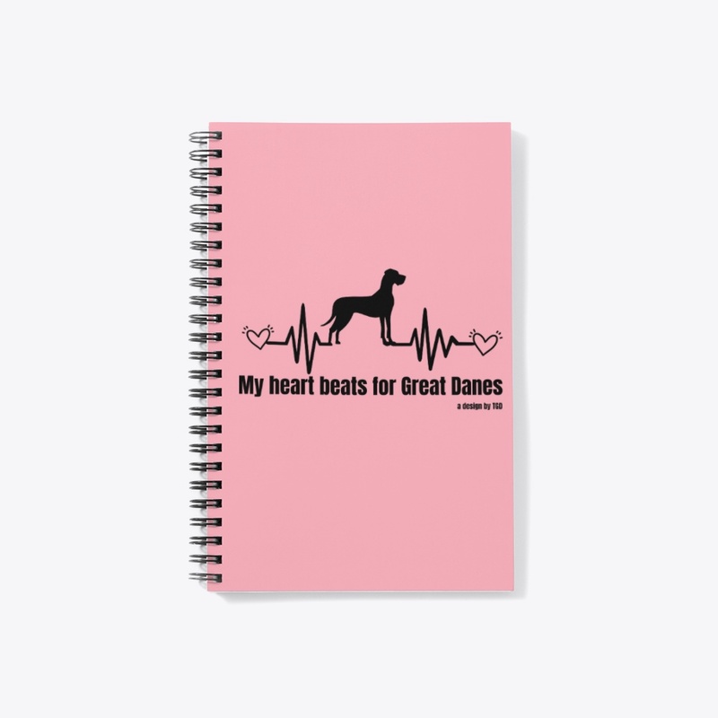 Dane heart beats.