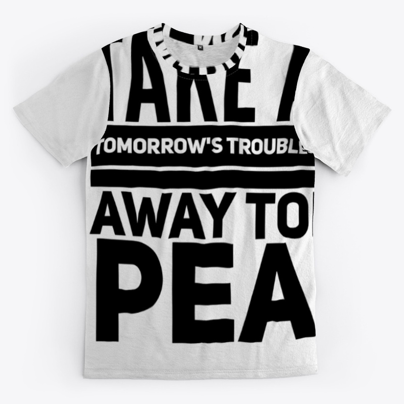 Worrying troubles peace black
