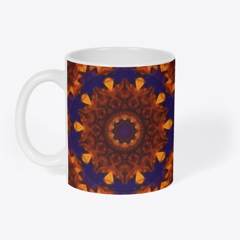 Blue Orange Kaleidoscsope