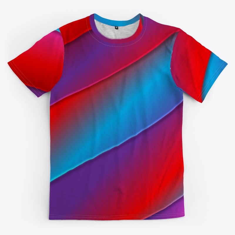 Multi Color Tie-Dye Stripe Design