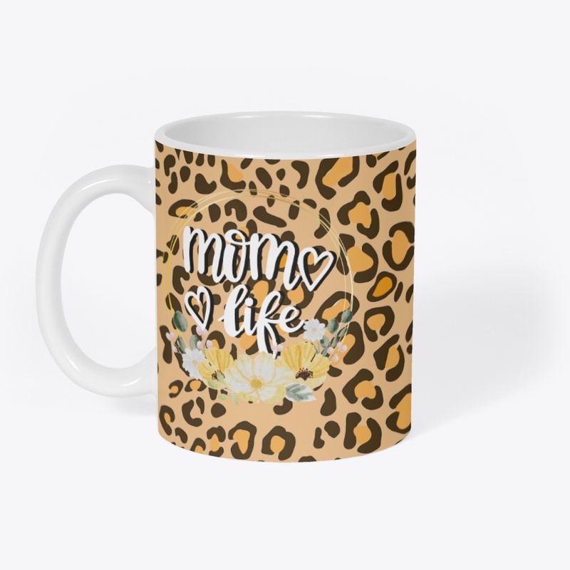 Mom Life Cheetah Print