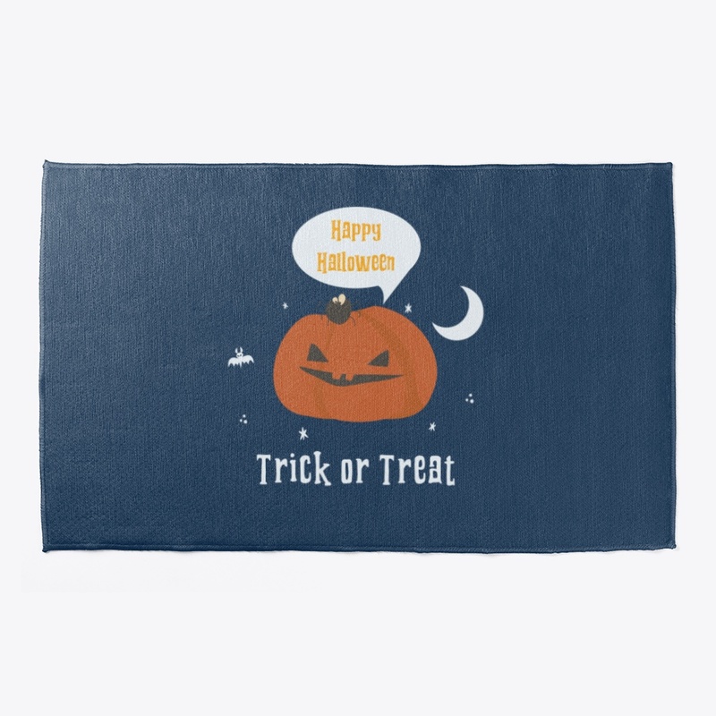 Orange pumpkin - Happy Halloween Design 