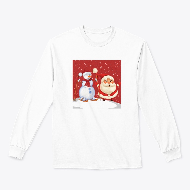 Santa Snowman Christmas