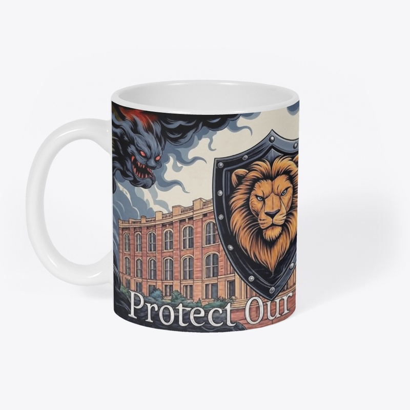 Lion - protect our schools