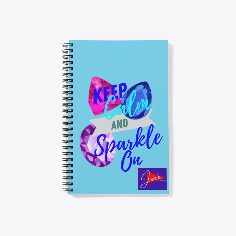 Jewels Sparkle On Notebook