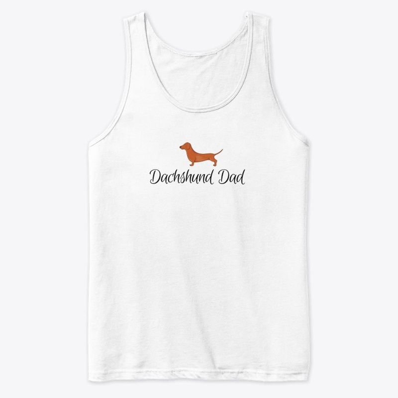 Dachshund Dad. Dog lover dad.