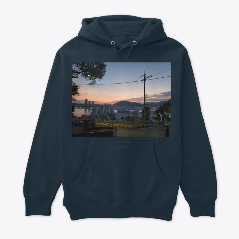 shirts_moon village landscape