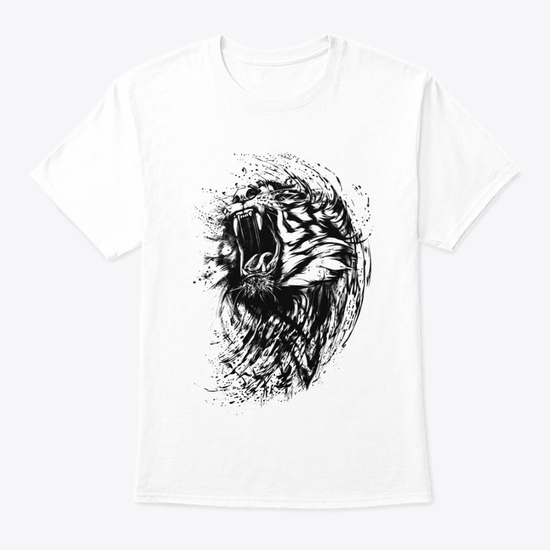 Roaring tiger