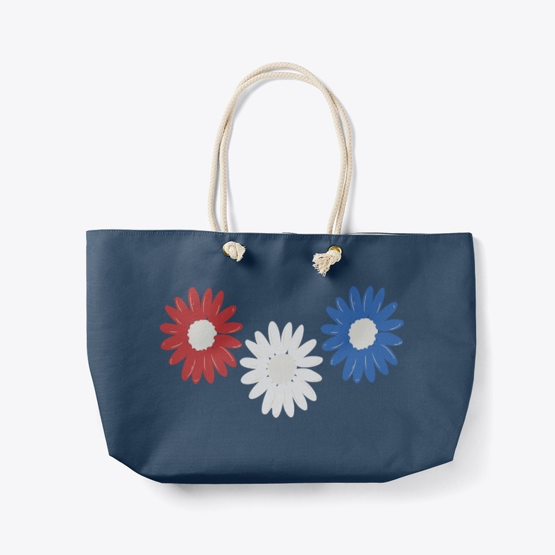 RED WHITE BLUE Flowers