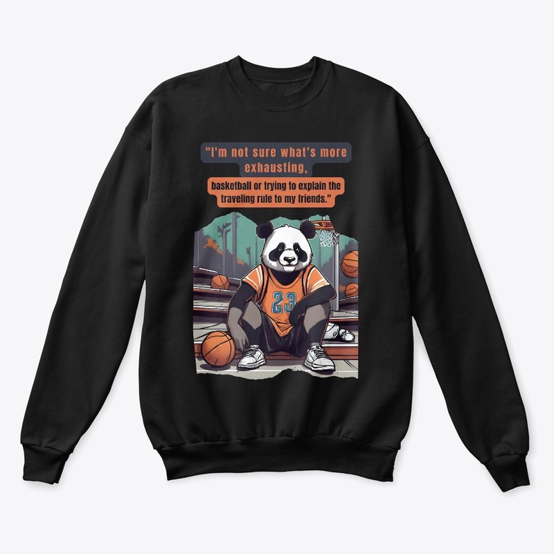 Get Cute Panda Basketball T-Shirts!