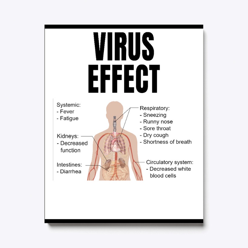CORVID 19 VIRUS EFFECT T SHIRT