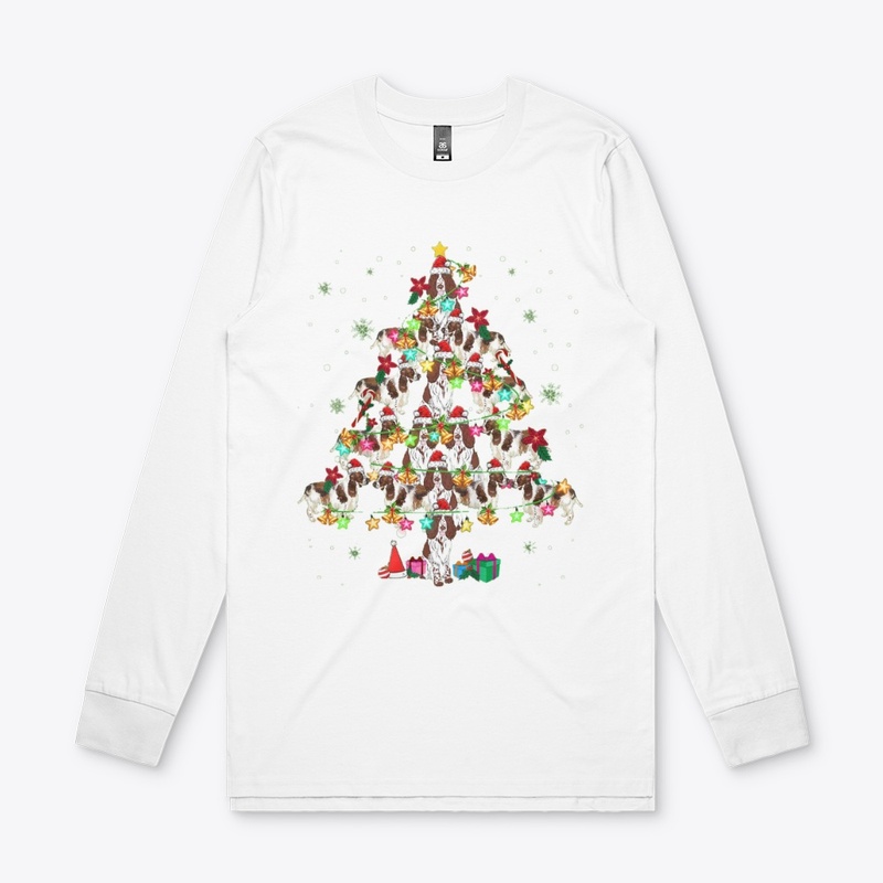 ENGLISH SPRINGER CHRISTMAS NEW T SHIRT