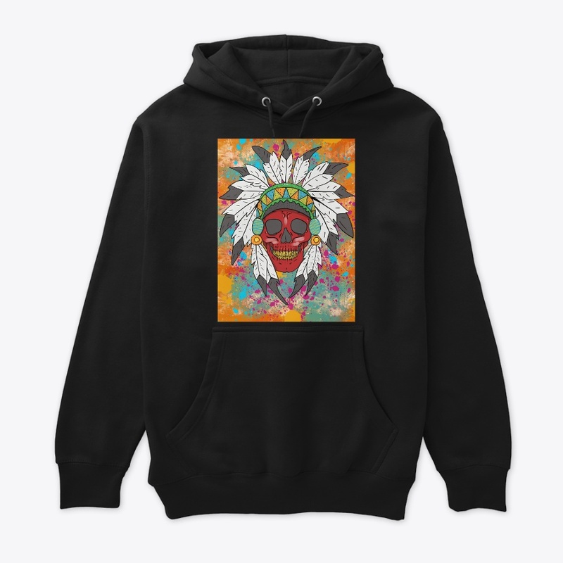 Cree Native Tribal Skull