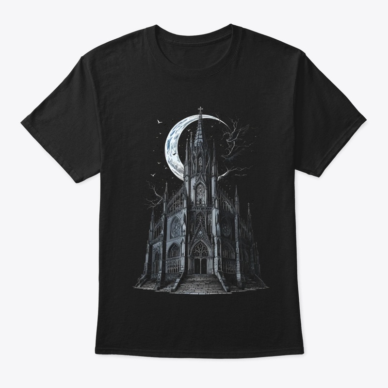 Moonlit Gothic Cathedral