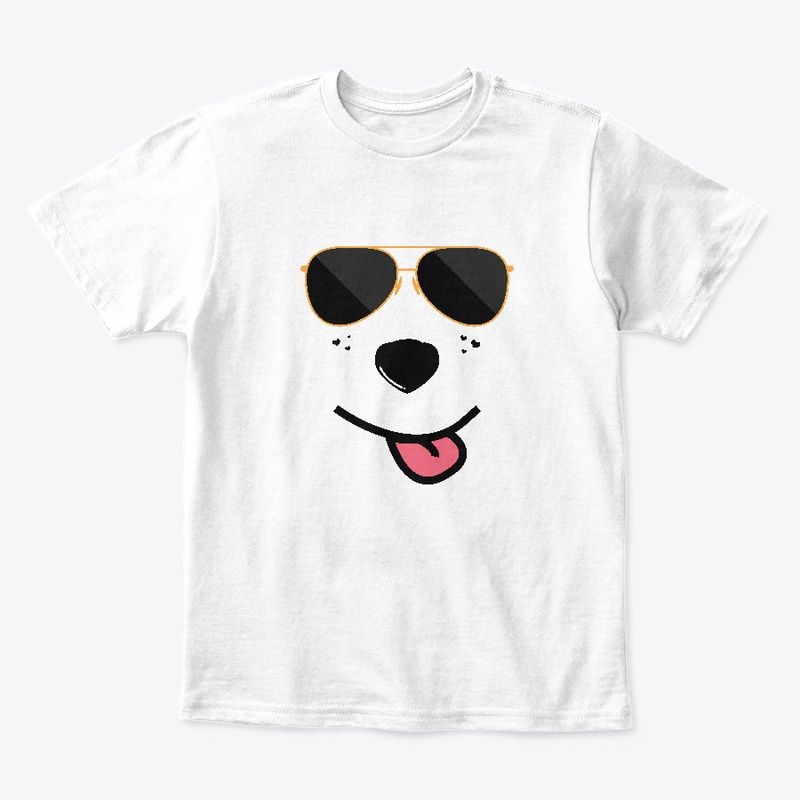 Qute Dog with sunglasses
