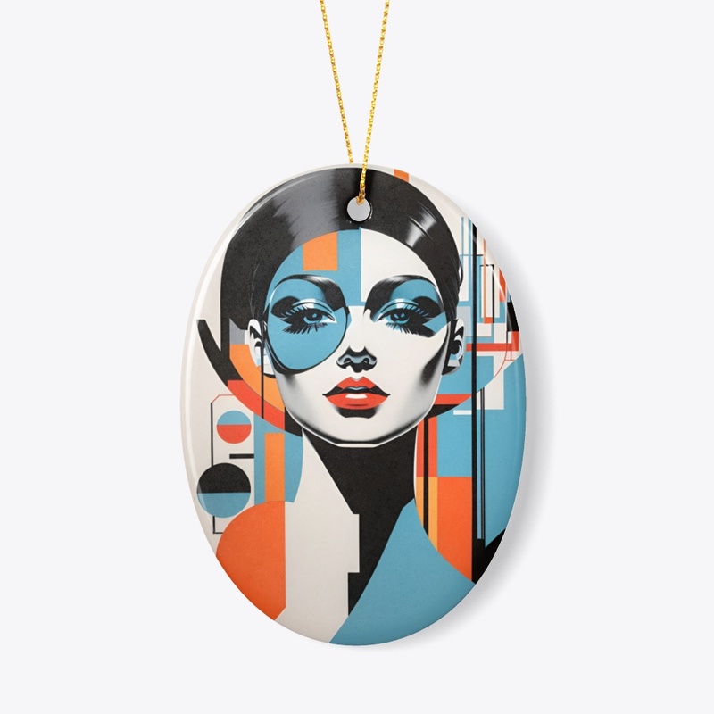 Ethereal Beauty: Abstract Girl Canvas
