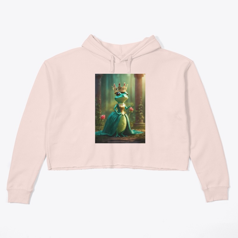 Designer crop hoodie for women 