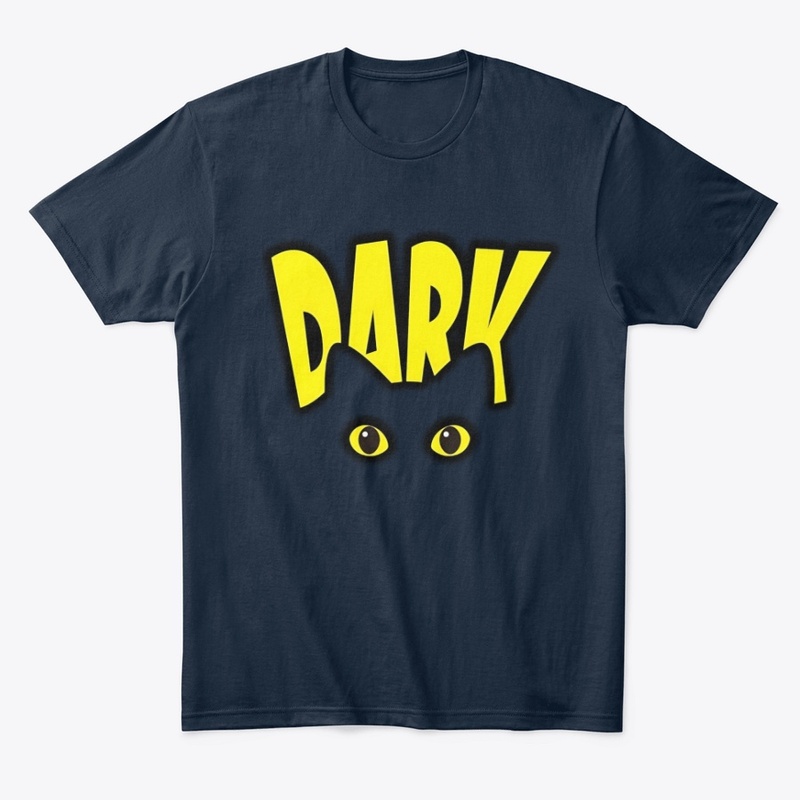 Dark Cat eye tshirt graphic design 