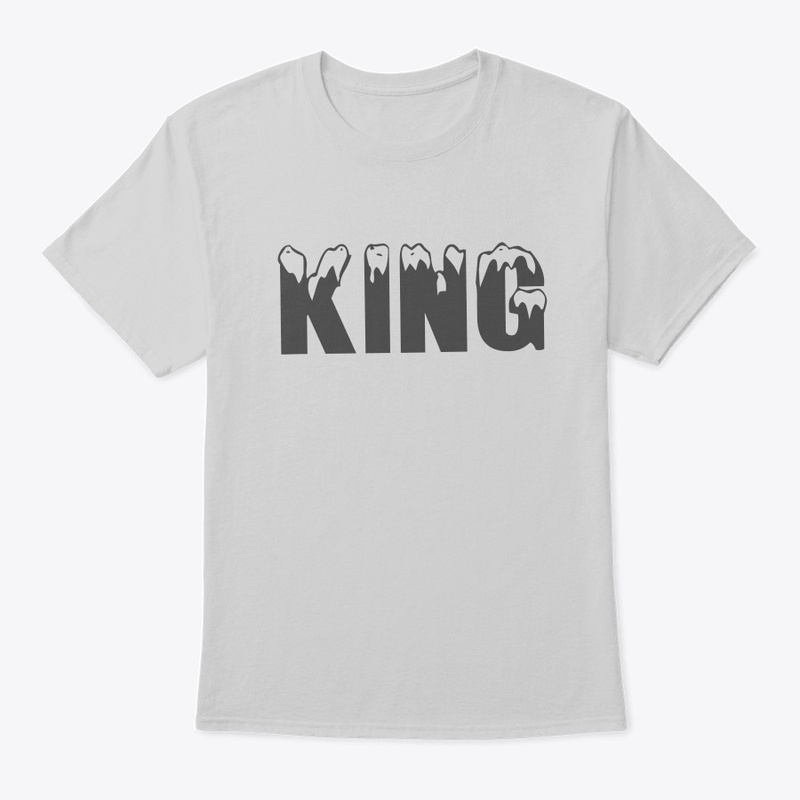 King T shirt|text t shirts|custom text 